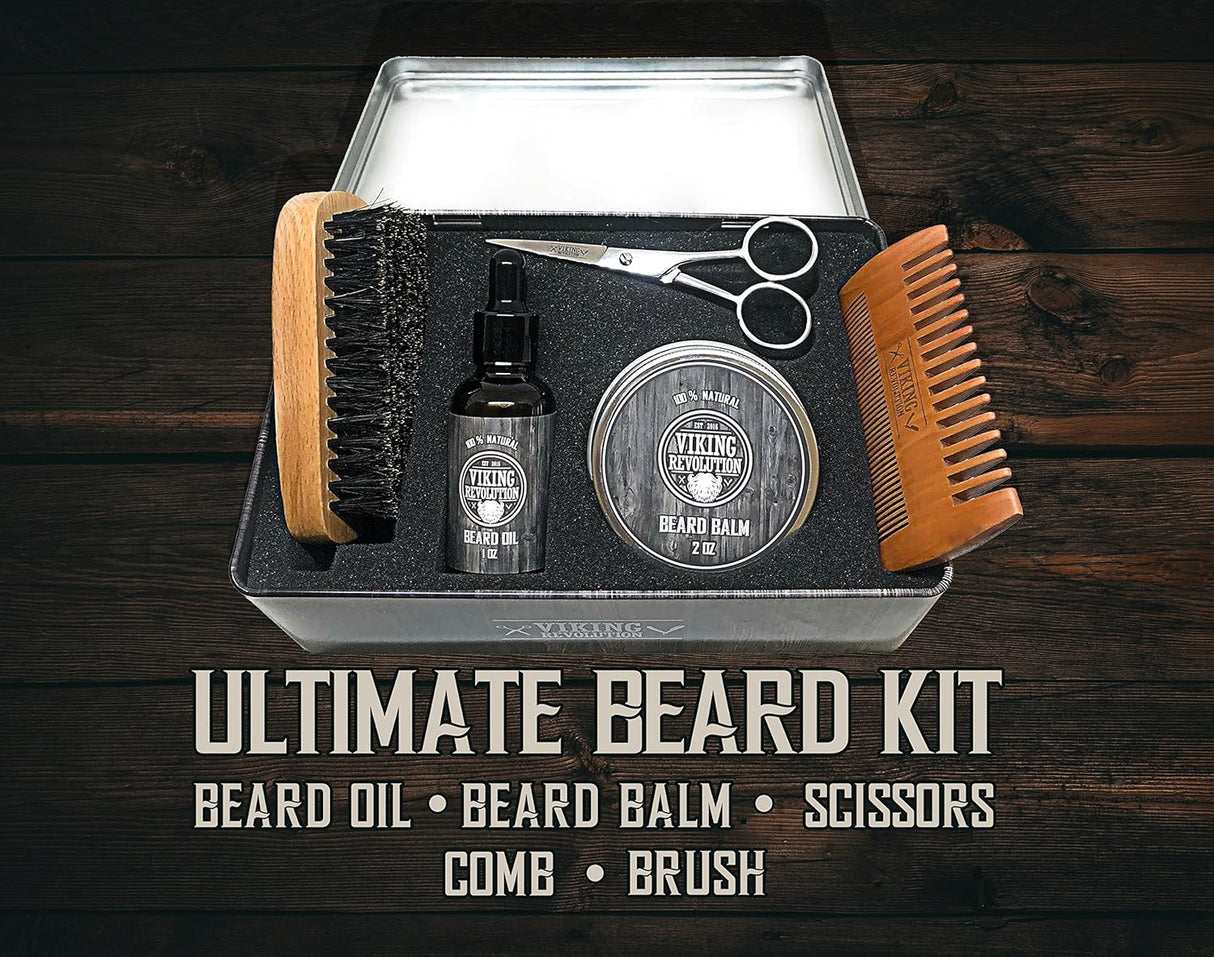 NBHS Ultimate Beard Grooming Kit – Complete Men’s Grooming Gift Set