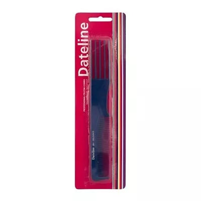 Dateline Professional Blue Celcon Plastic Teasing and Lifter Comb -