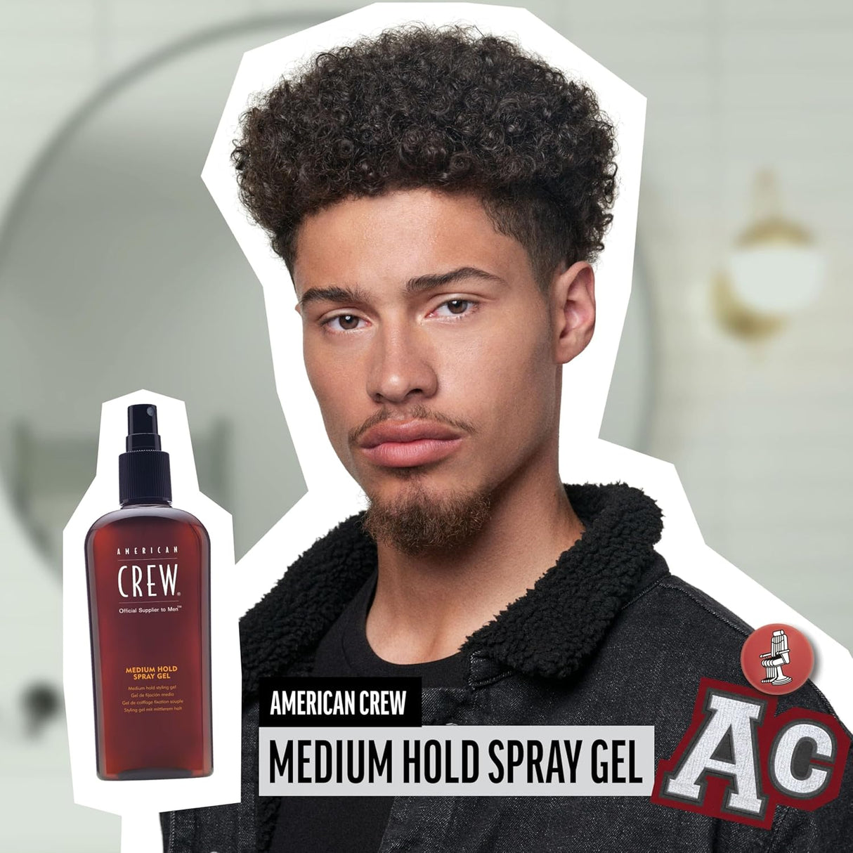 American Crew Medium Hold Spray Gel – 250ml