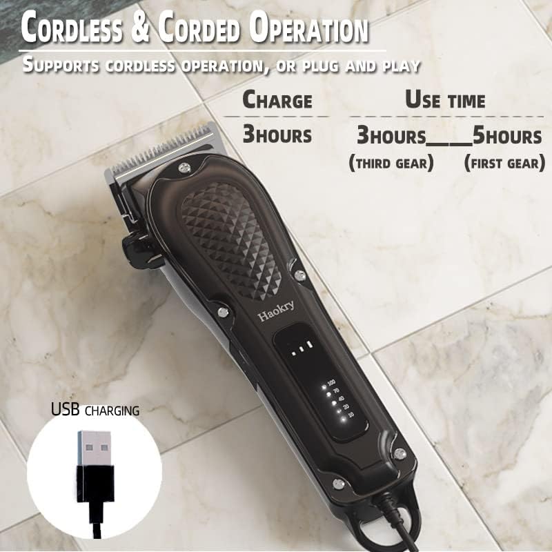NBHS Barber Professional Hair Clippers for Men