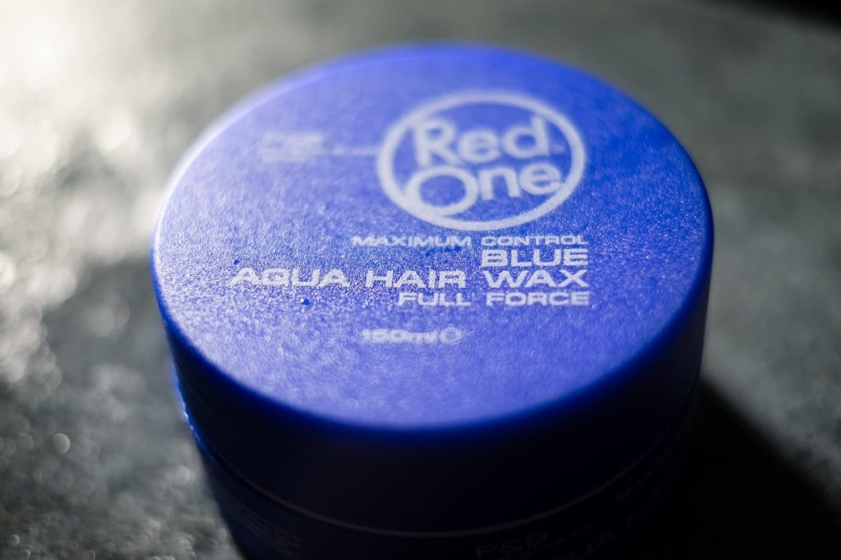3 x RedOne Blue Aqua Hair Styling Wax Full Force | 150 ml | Red One
