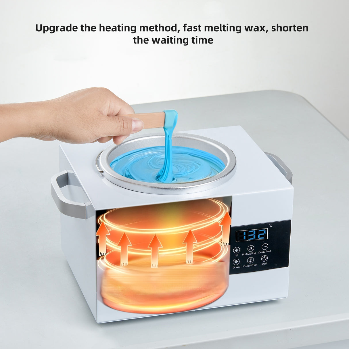 Digital Wax Heater Epilation Hair Removal Waxing Machine – 1.5L Capacity