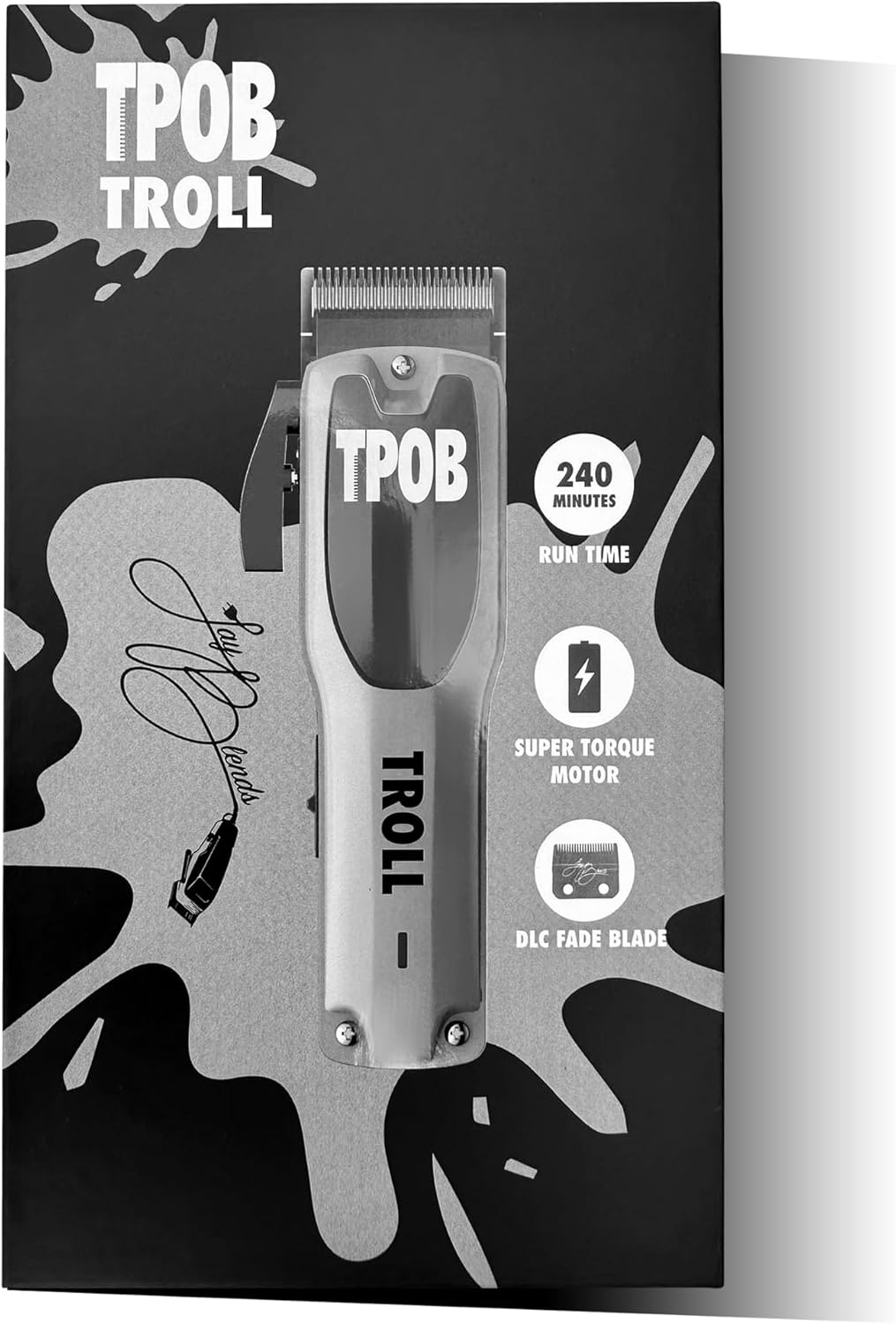 TPOB Troll Professional Clipper – Super Torque 6800RPM Fade Blade NBHS