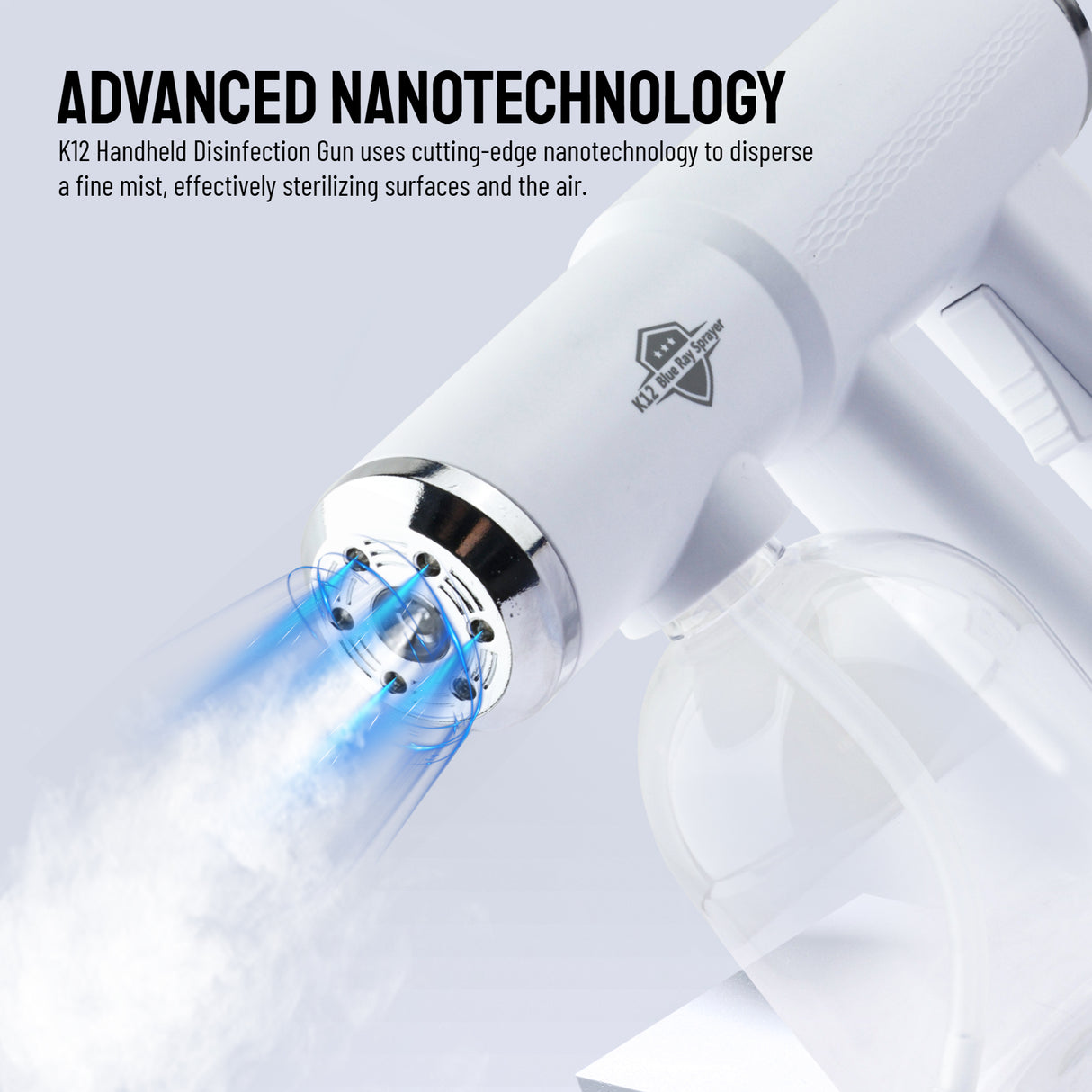 Nano Mist Sprayer – Rechargeable Wireless Blue Ray Disinfectant Atomizer for Salon & Home Use