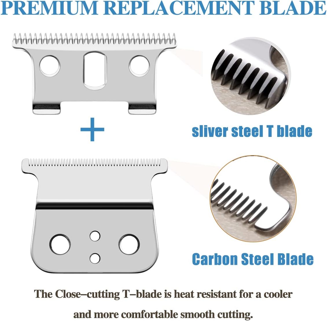 Bestbomg Trimmer Blade for Andis GTX GTO – T-Blade Replacement