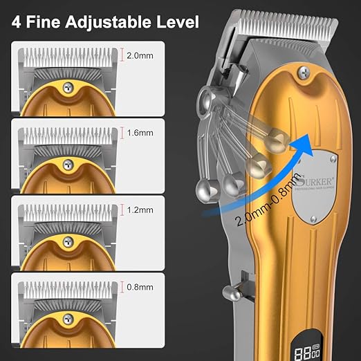 NBHS Hair Clippers For Men Professional Beard Trimmer Cordless Hair Cutting Grooming Kit