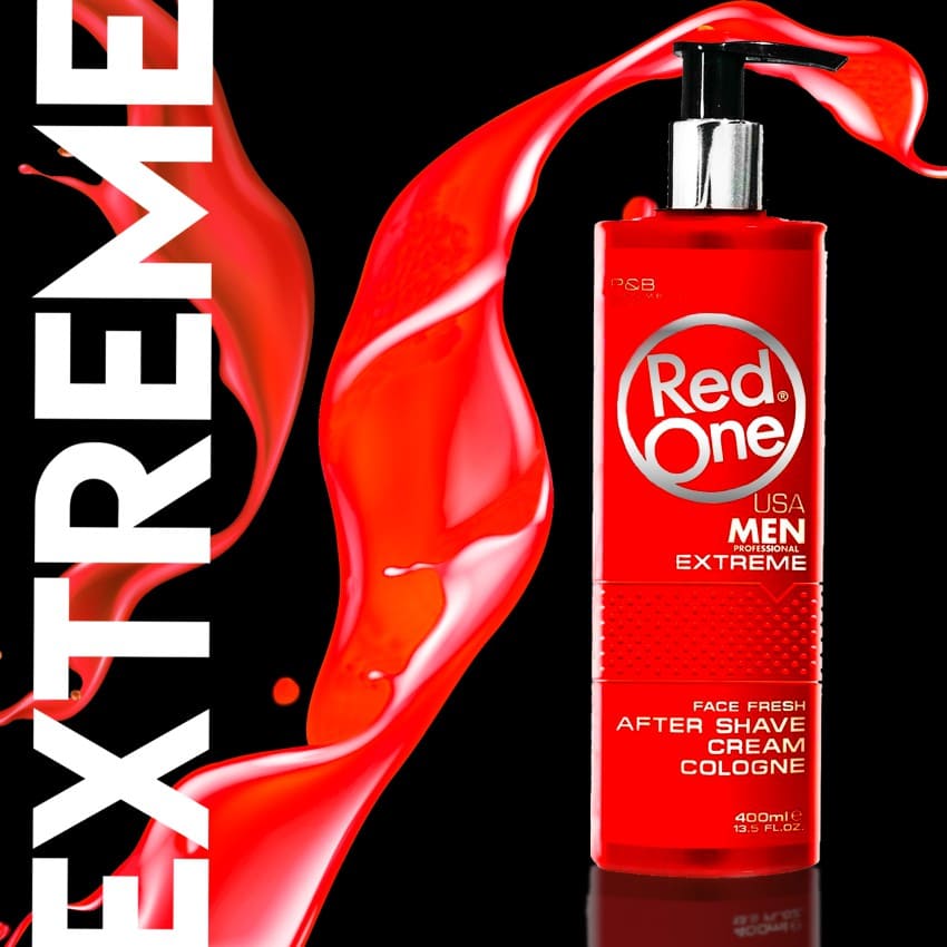 RedOne After Shave Cream Cologne Extreme – 400ml - Red