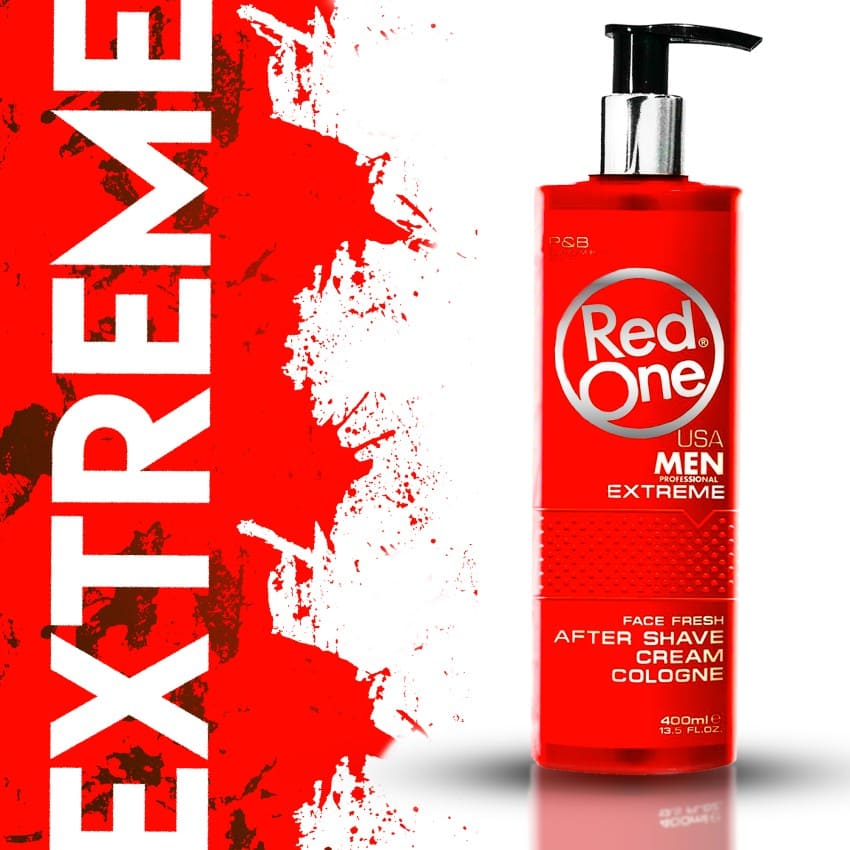 RedOne After Shave Cream Cologne Extreme – 400ml - Red