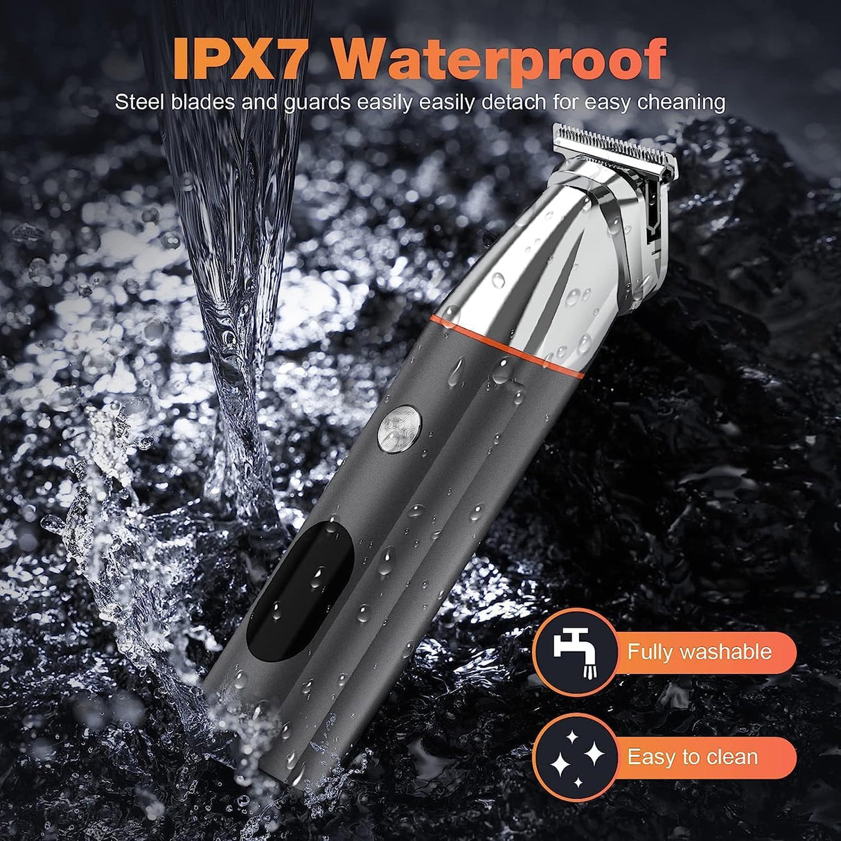 NBHS Beard Trimmer Kit – Cordless Waterproof Grooming & Shaving Gift Set