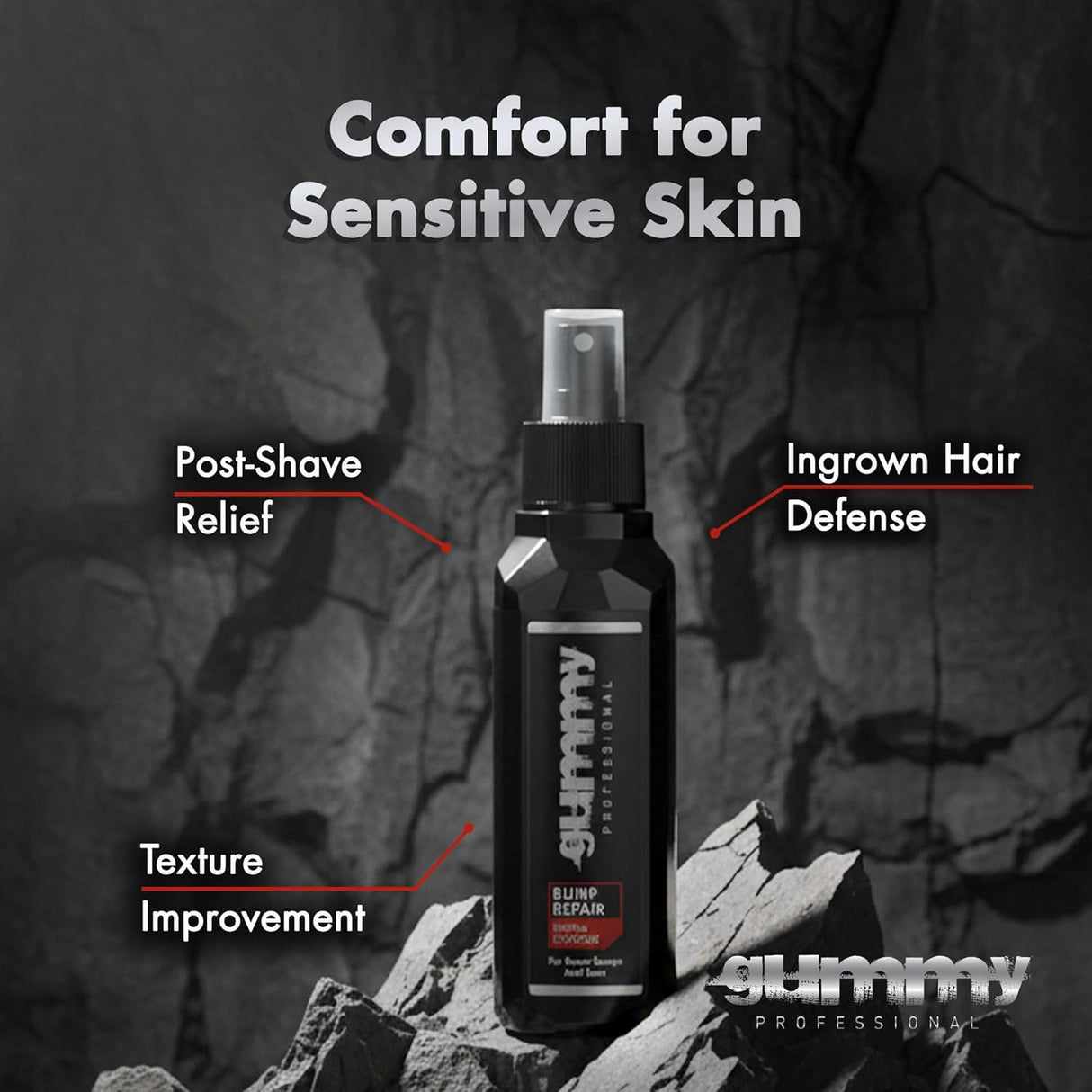 Gummy Razor Bump Repair 100ml – Ingrown Hair & Post-Shave Soothing Treatment