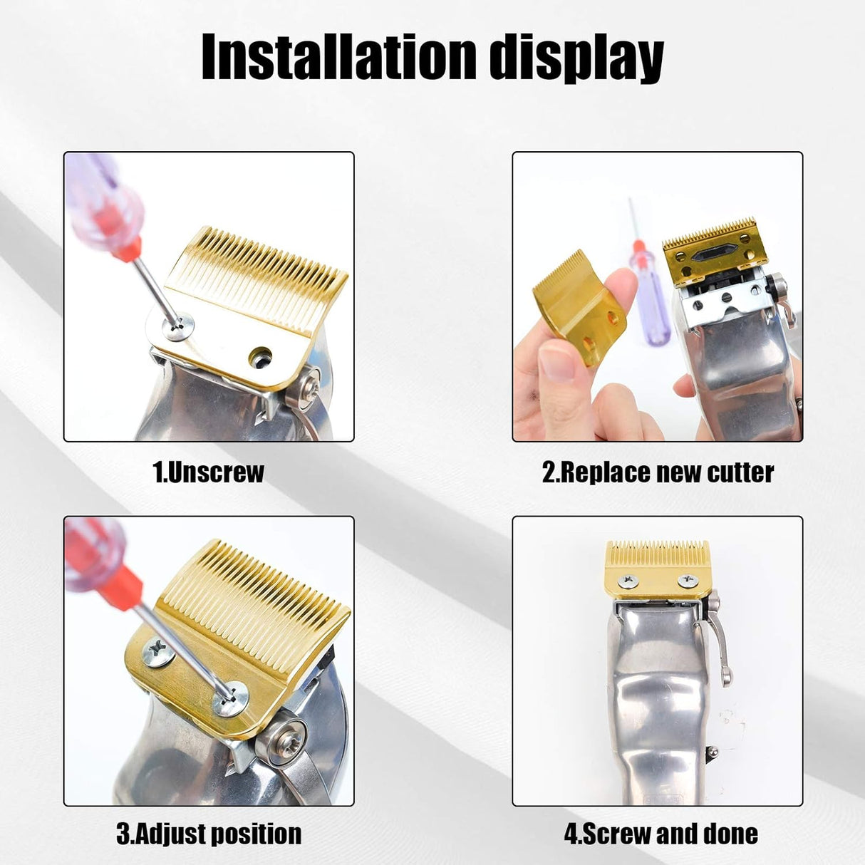 Universal Clipper Taper Blade – Fits Wahl Gamma StyleCraft Clippers