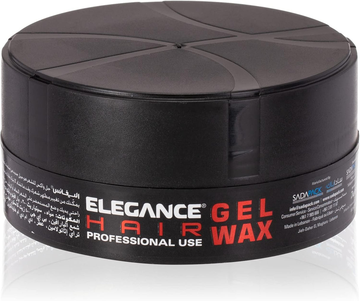 3x Elegance Hair Gel Wax – 150ml Red for Strong Hold & High Shine