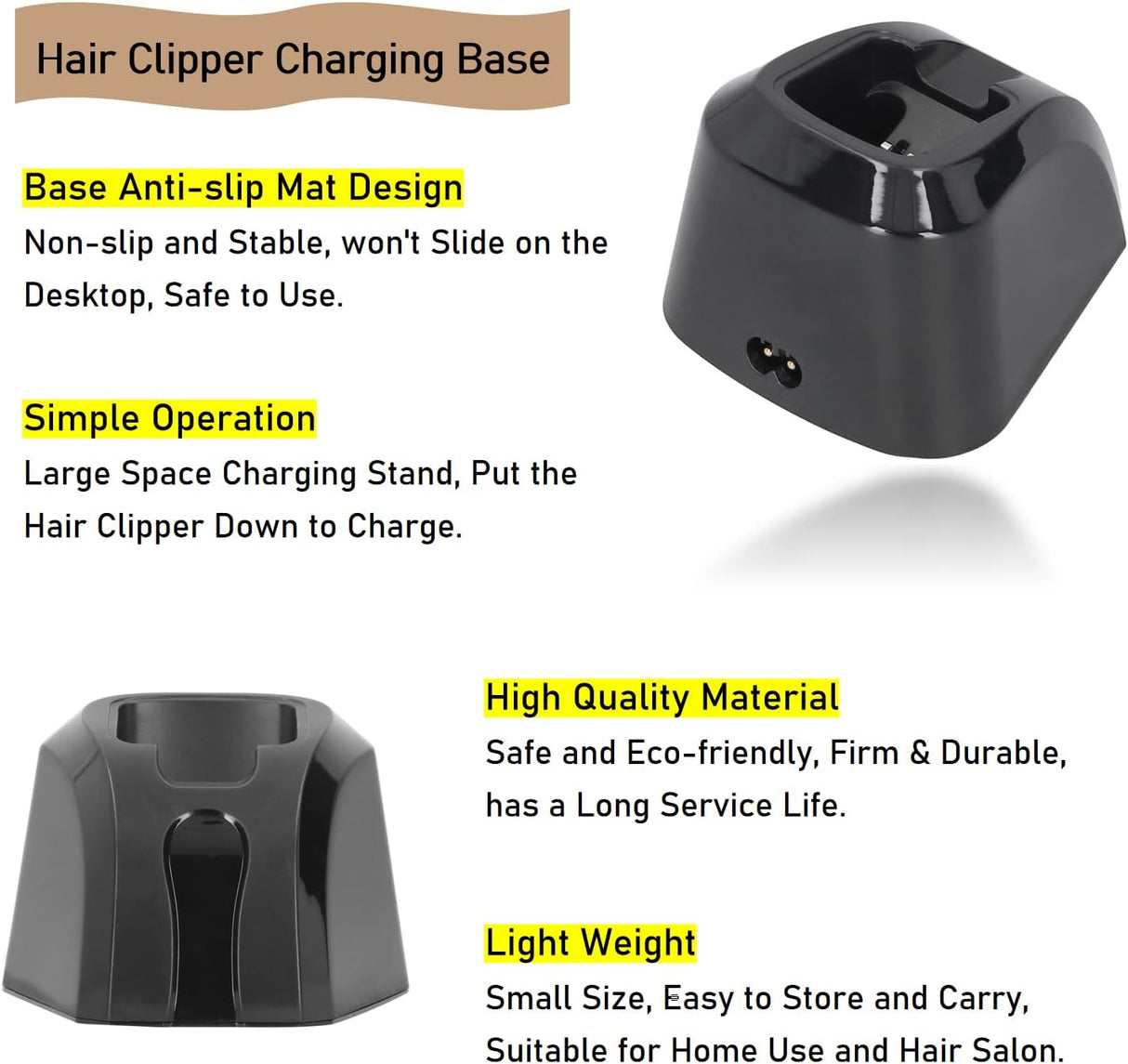 Cordless Clipper Charger Stand