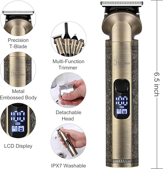 NBHS Professional Hair Clippers for Men Beard Trimmer