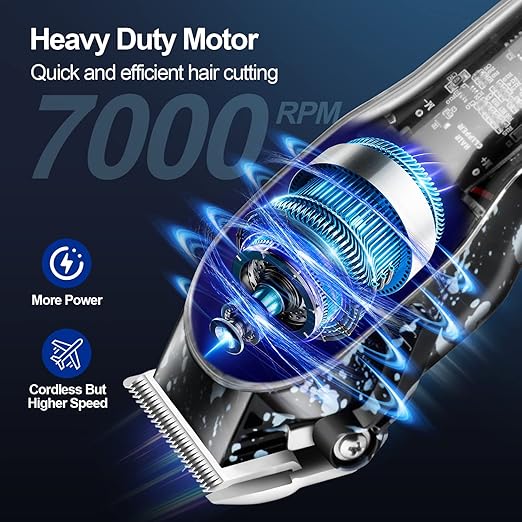 NBHS Hair Clippers for Men Professional Cordless Rechargeable Gifts for Men