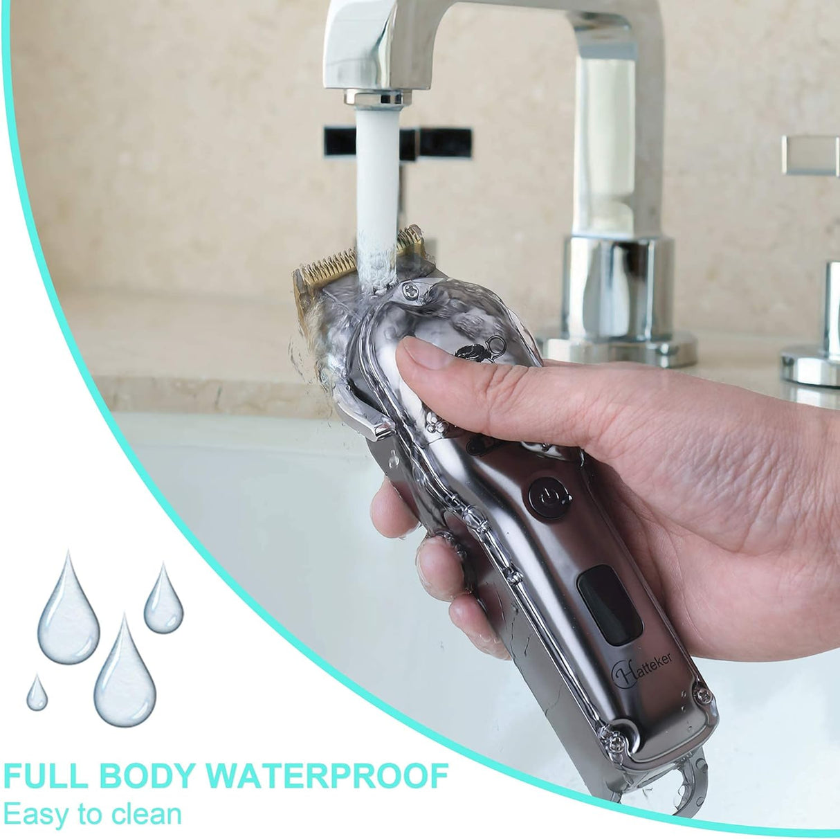 NBHS Hair Affordable Hair Clippers for Men Waterproof Cordless