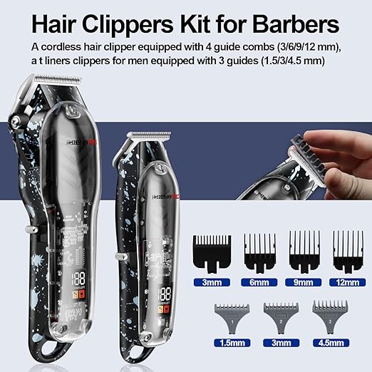 NBHS Hair Clippers for Men Professional Cordless Rechargeable Gifts for Men