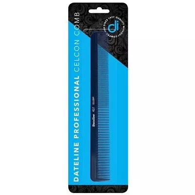 Dateline Professional Blue Celcon Styling Comb 407  Durable