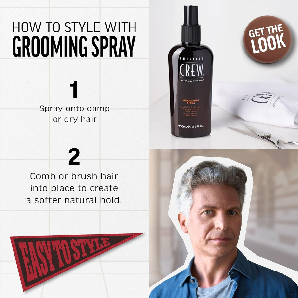 American Crew Grooming Spray – 250ml