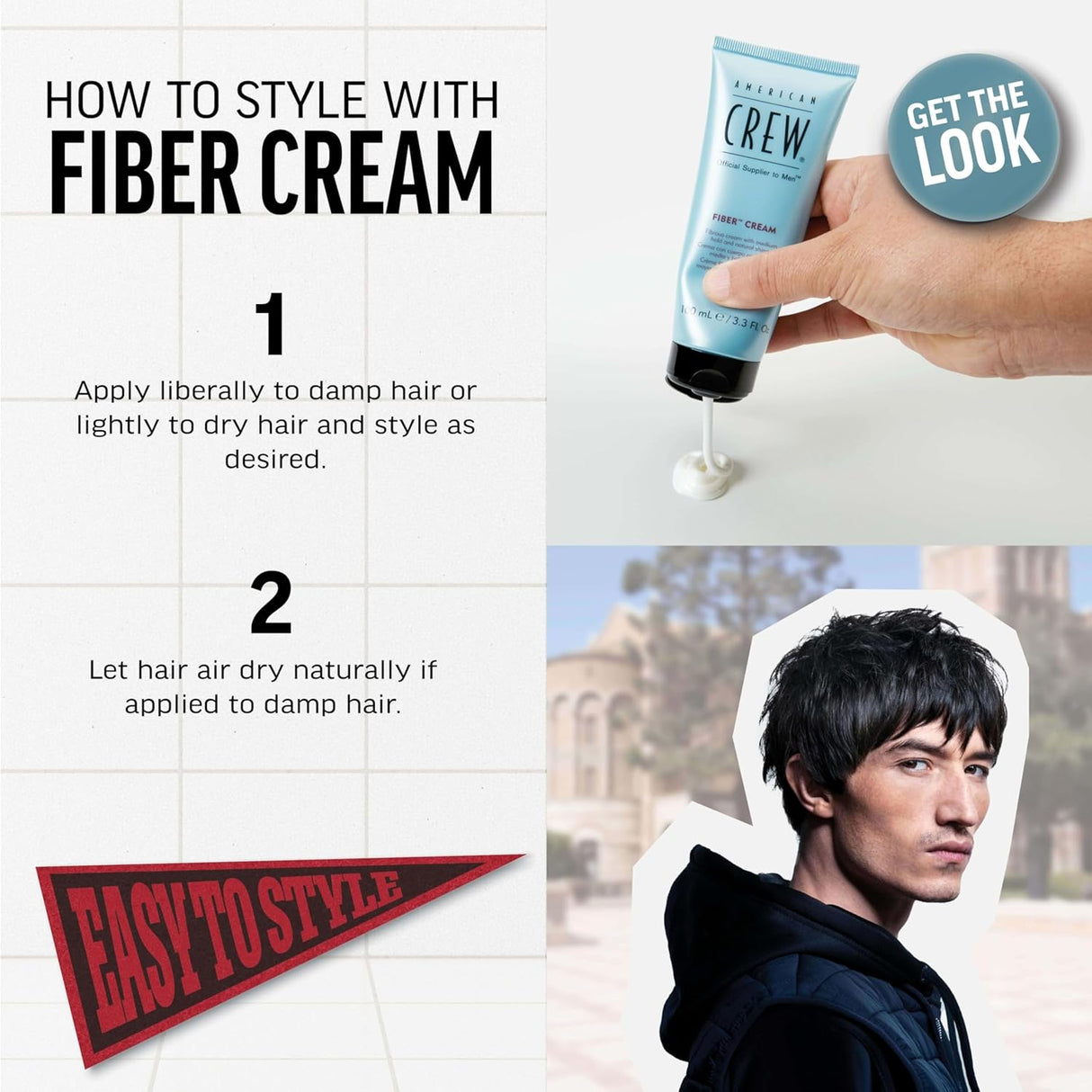American Crew Fiber Cream – 100ml