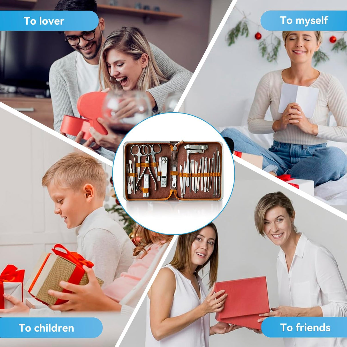 NBHS 26-in-1 Manicure & Pedicure Set – Stainless Steel Grooming Kit