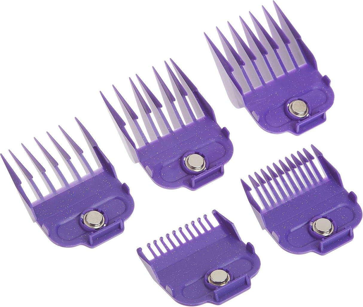 Andis Nano-Silver Magnetic Attachment Universal 5 Piece Comb Set, Small