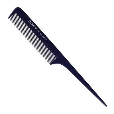 Dateline Professional Blue Celcon Fine Plastic Tail Comb 20cm - 501