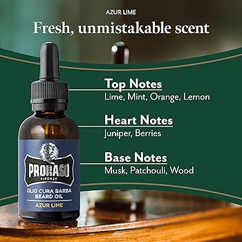 Proraso Aftershave Beard Oil Azur Lime 30ml
