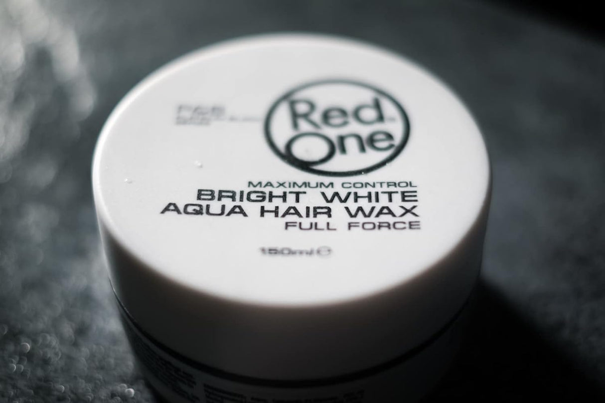 3 x RedOne White Aqua Hair Styling Wax Full Force | 150 ml | Red One Wax