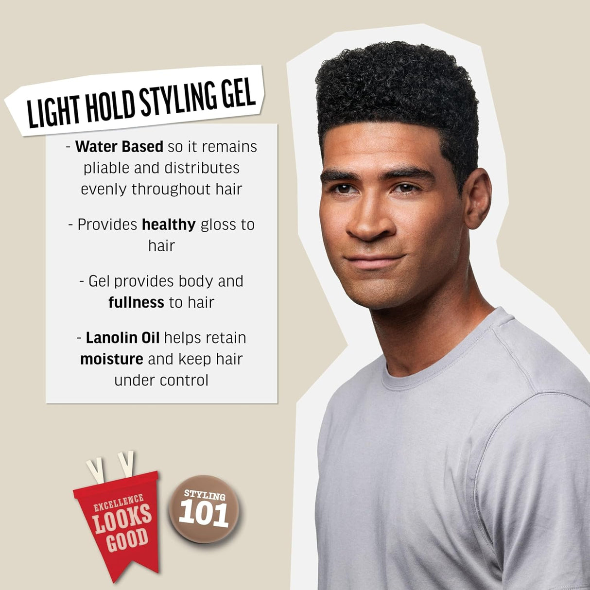 American Crew Light Hold Styling Gel – 250ml