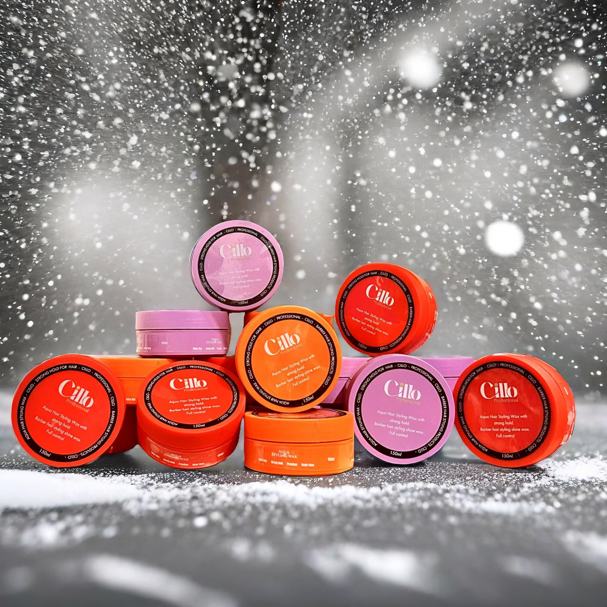 Cillo Hair Styling Aqua Wax – 150ml Orange for Strong Hold