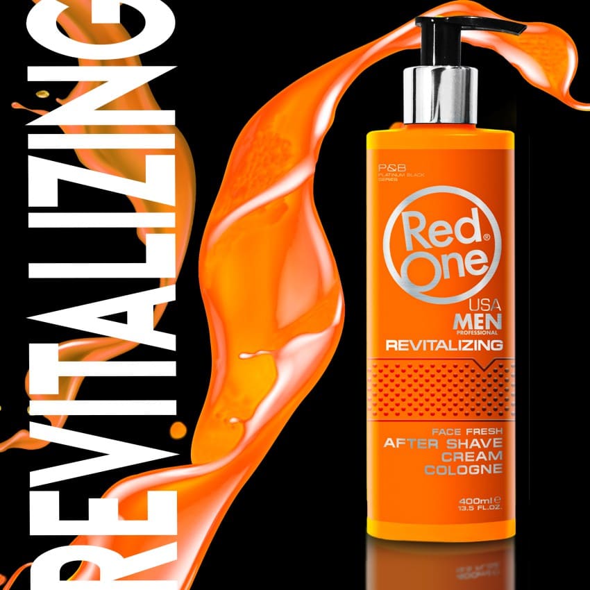 RedOne After Shave Cream Cologne Revitalizing – 400ml Orange