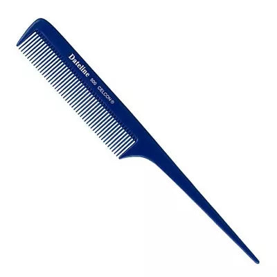 Dateline Professional Blue Celcon Regular Plastic Tail Comb Precision