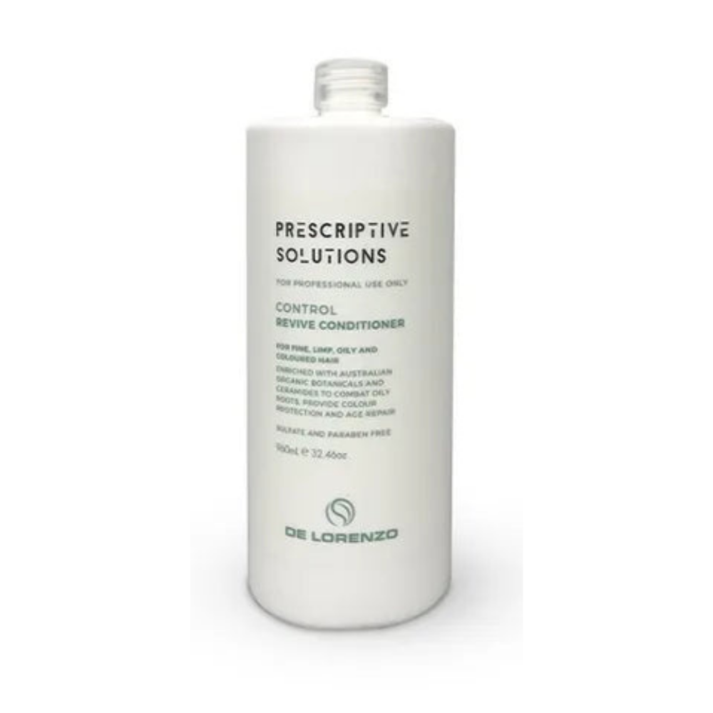 De Lorenzo Control Revive Conditioner 960ml Duo + Free Pump for Hydrated, Balanced Hair