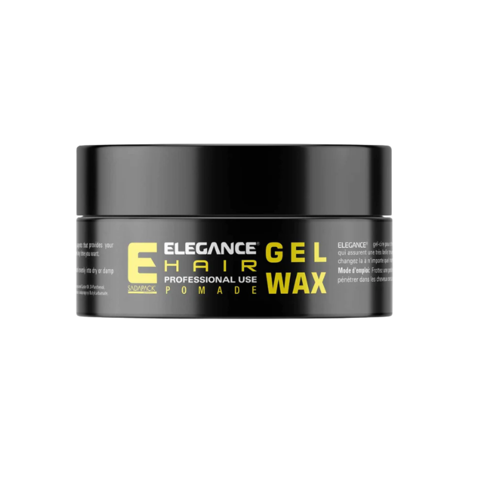 Elegance Hair Gel Wax Transparent Gold Pomade - 140g
