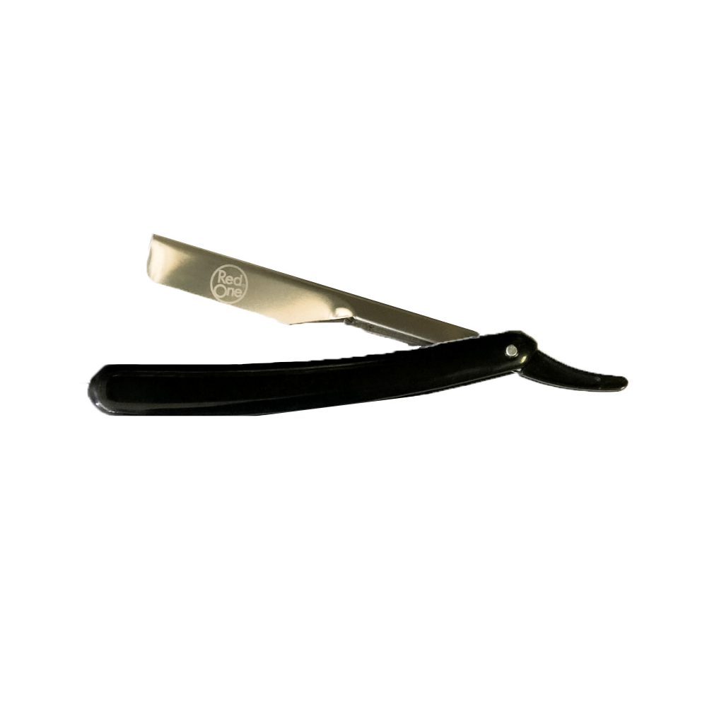 RedOne Straight Cut Throat Shaving Razor Barber Salon Slide Plastic (Black)