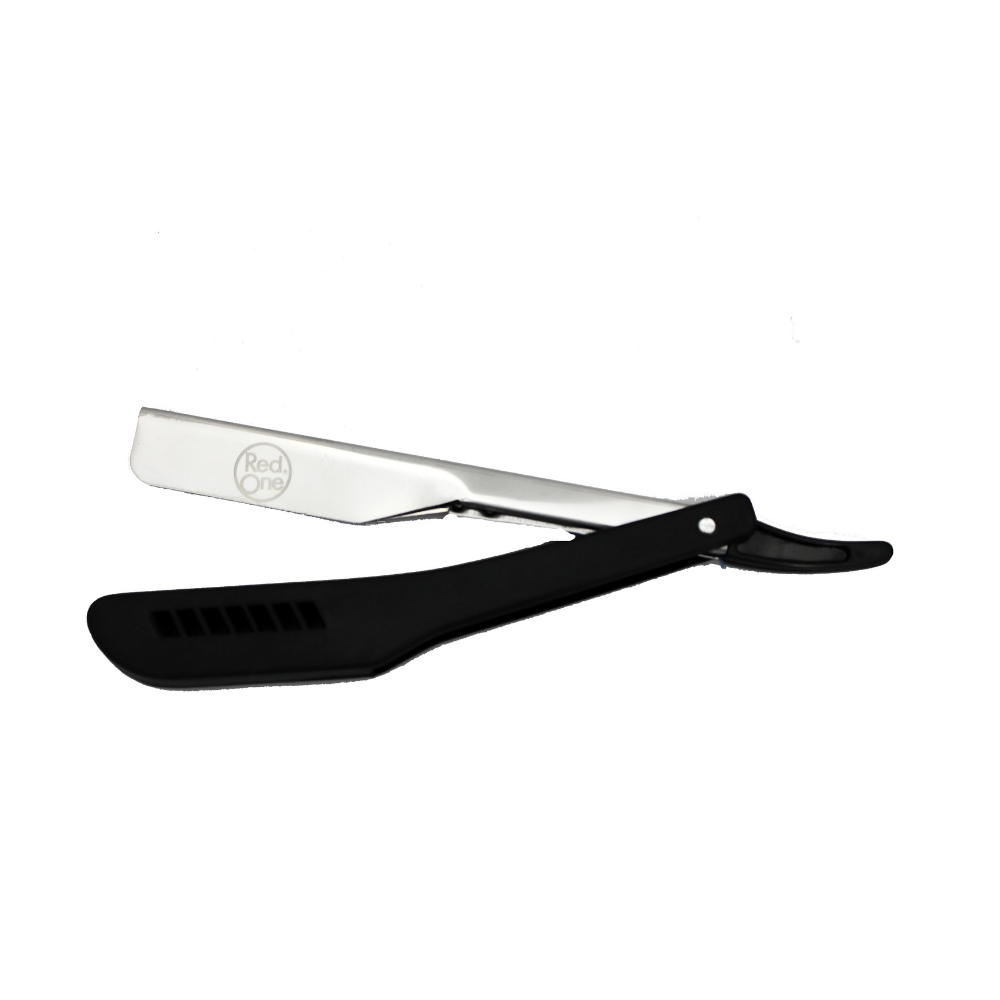 RedOne Straight Cut Throat Shaving Razor Barber Salon Slide (Black)
