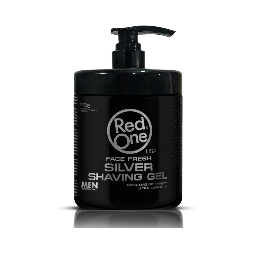 RedOne Shaving Gel Silver– Barber Silver - Shaving gel 1000 ml