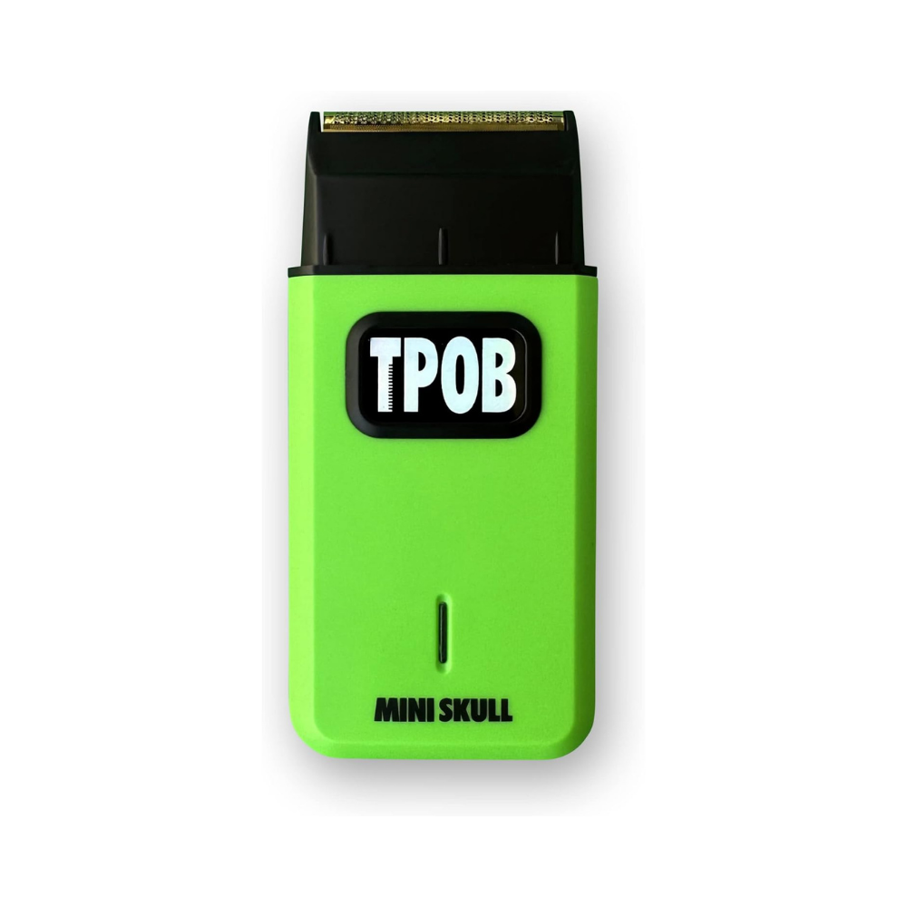 TPOB Mini Skull Single Shaver – Slime Green Pocket Shaver 9000 RPM NBHS