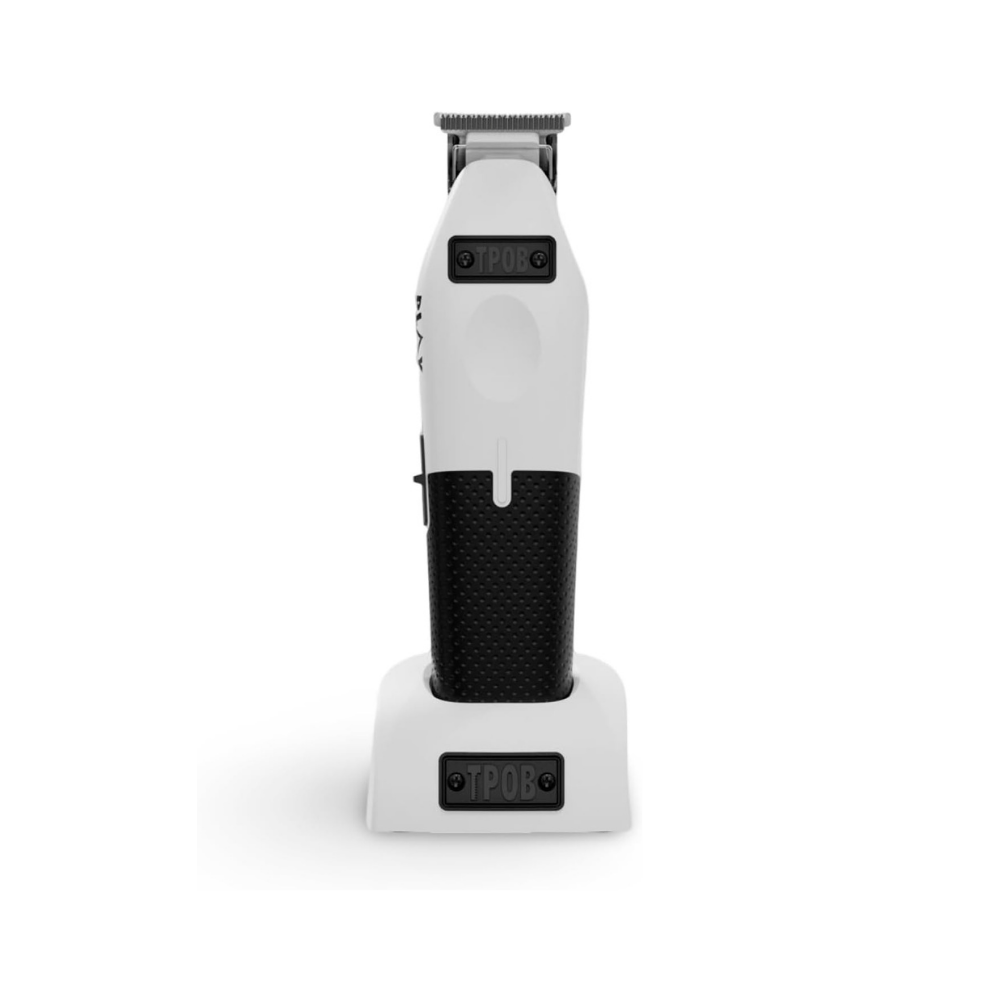 TPOB Play White Hair Trimmer for Men – 7000 RPM with Black Grips NBHS