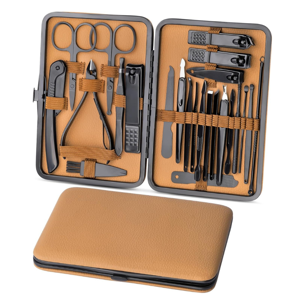 NBHS 24-in-1 Manicure & Pedicure Kit – Stainless Steel Grooming Set