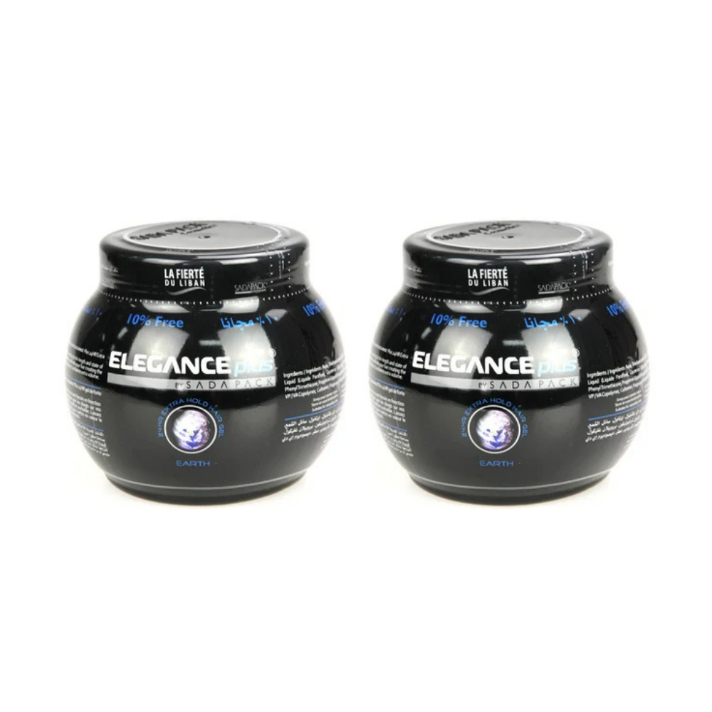 3x Elegance Hair Styling Gel Earth – 1KG for Extra Strong Hold