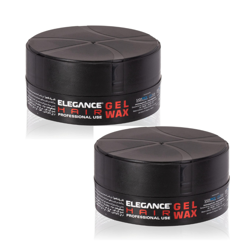 3x Elegance Hair Gel Wax – 150ml Red for Strong Hold & High Shine