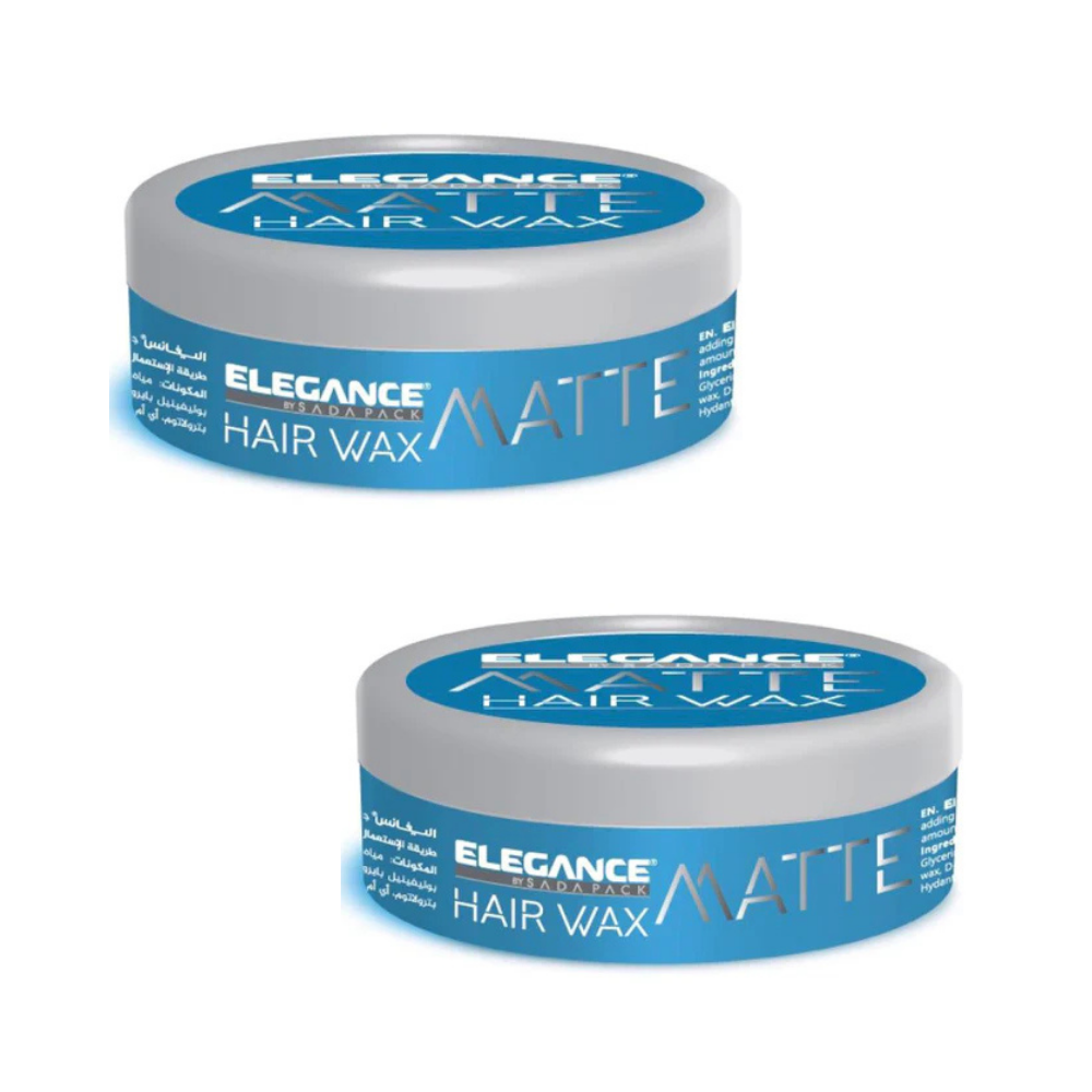 3x Elegance Hair Matte Styling Wax Style For Men Sadapack 140g