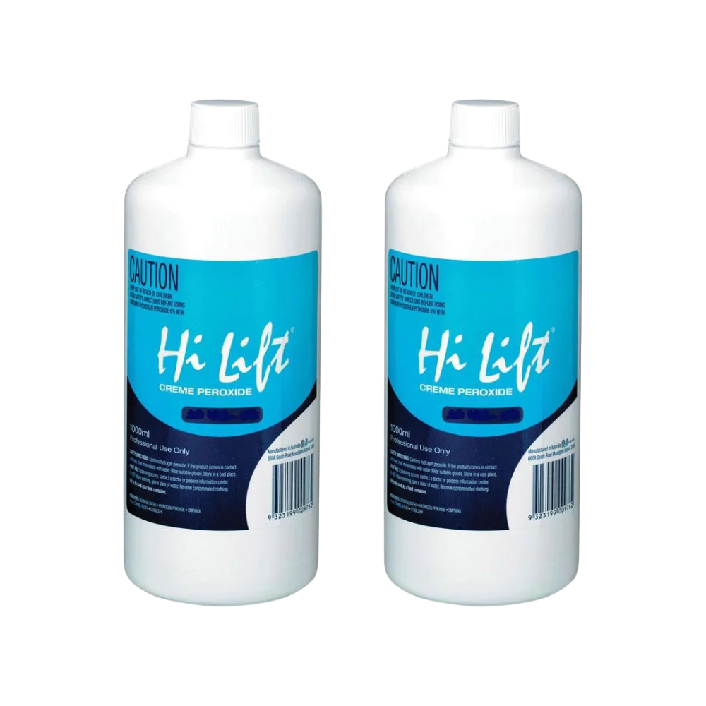 2x Hi Lift Peroxide 20 Vol 6% 1 Litre
