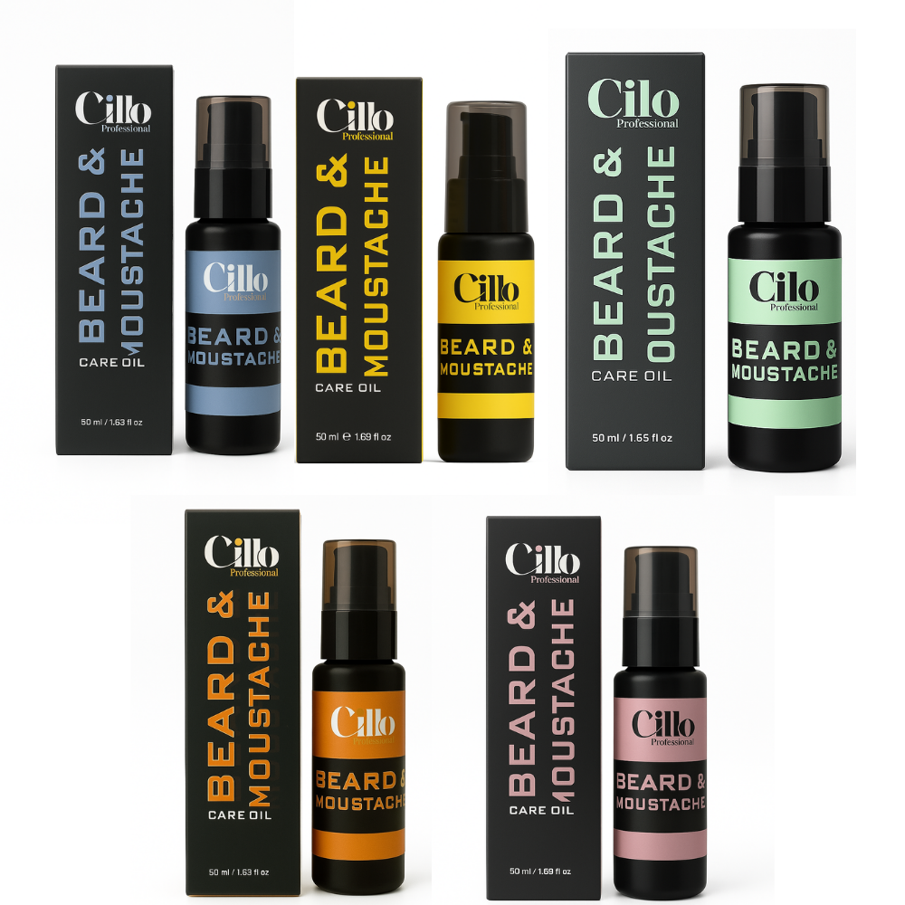 Cillo Beard Oil Men Grooming 50ml - Beard Growth 5 Different Scent