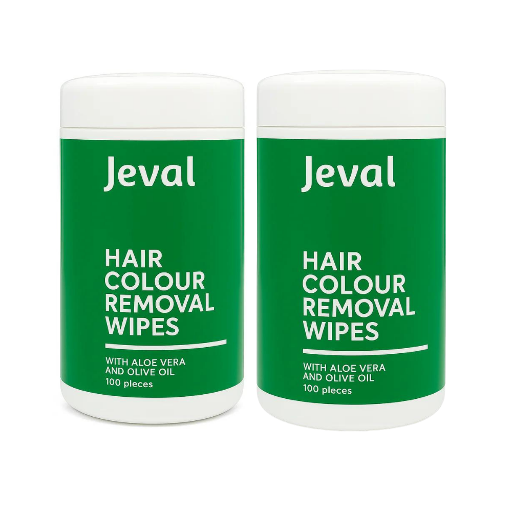 2x Jeval Colour Remover Disposable Off Wipes – 100ct Tub