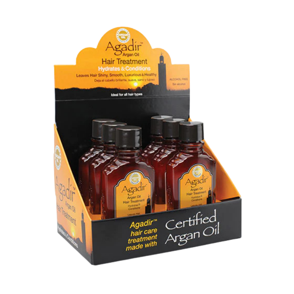 6x Agadir Argan Oil Dry | Frizzy Hair Treatmnet Pack 66.5ml