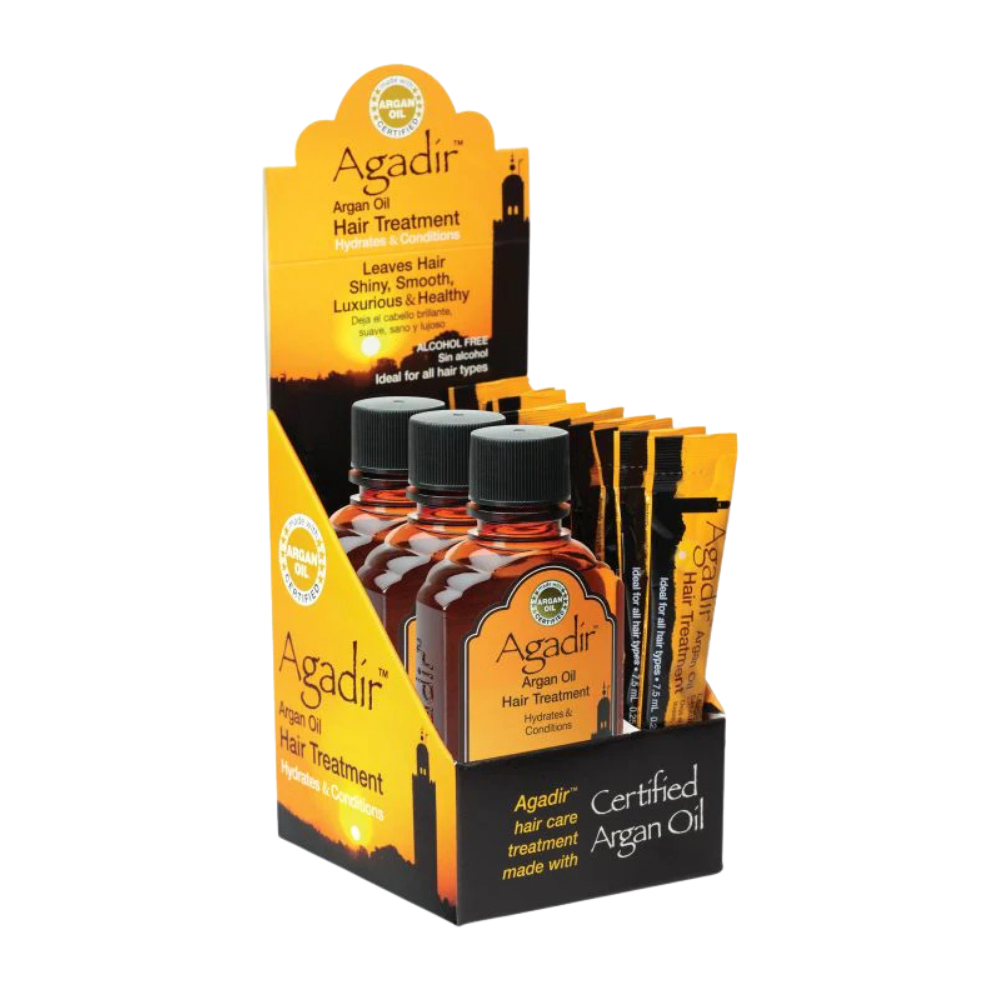 Agadir Argan Oil Hair Treatment (3 units) + 10 FREE Stickpacks