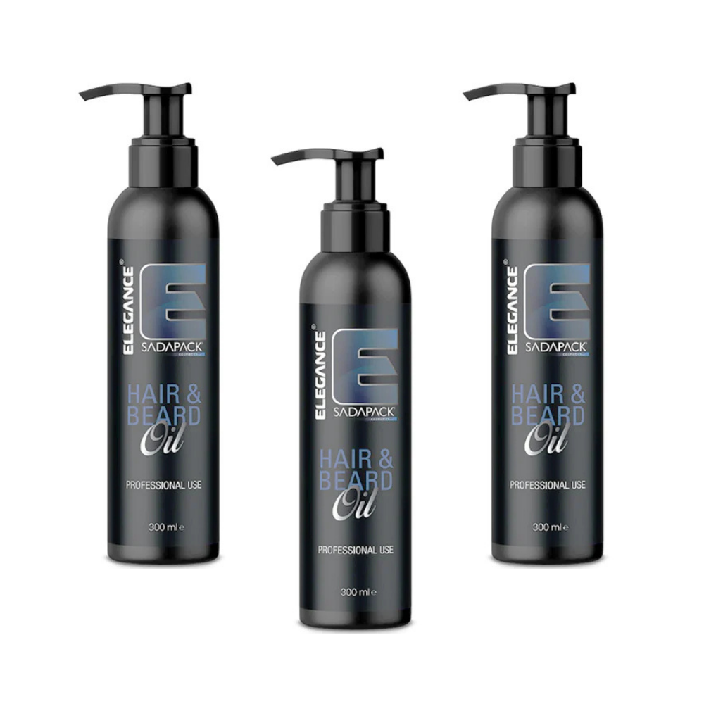3x Elegance Hair & Beard Oil - 300ml